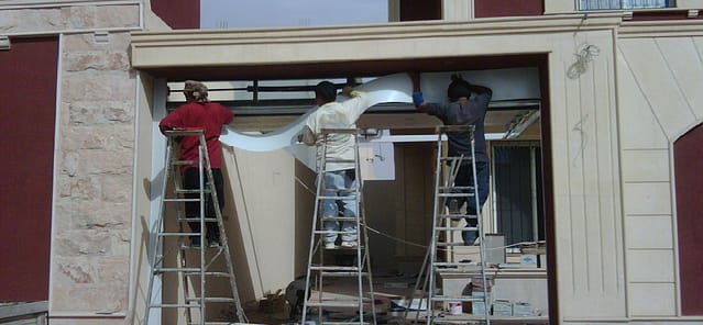 guys installing garage door